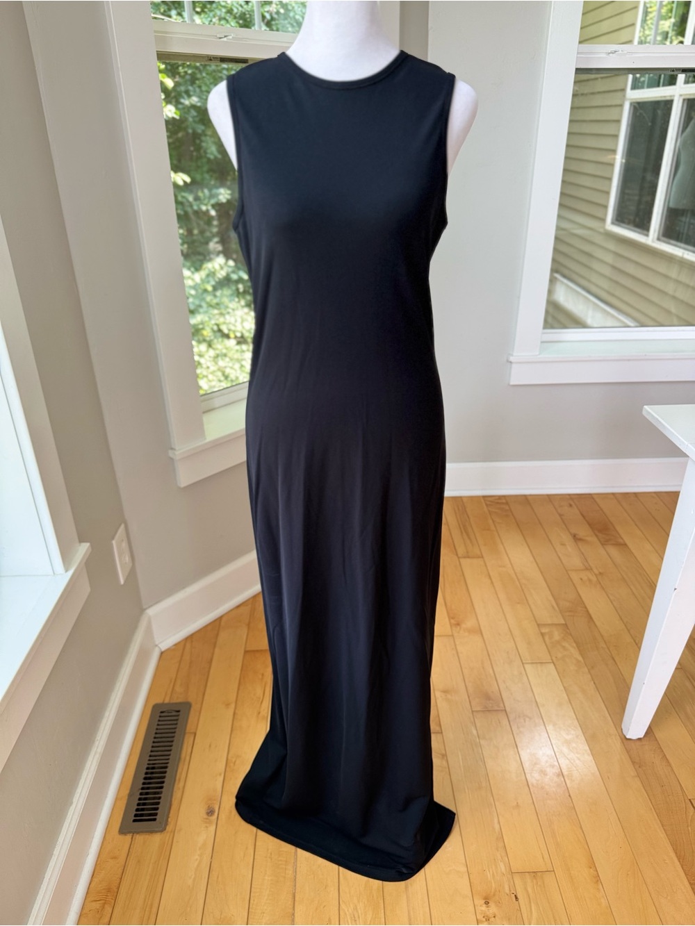 Vintage 90’s Express Black Sleeveless Maxi Column Dress CBK Style Sz 5/6